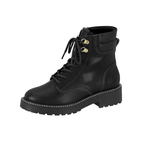 Bota Coturno Feminina Vizzano Tratorada 3103.101 (Preto, BR, Adulto, Numérico, 37)