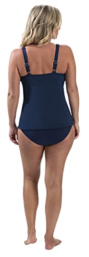 Dolfin Aquashape Women's Swimwear Wrap Tankini Top Swimsuit4