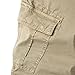 Maiyifu-GJ Men's Casual Cargo Shorts Lightweight Relaxed Fit Multi Pocket Shorts Loose Military Summer Outdoor Short Pants (Khaki,XX-Large)