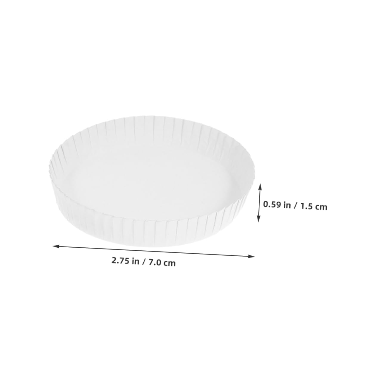 KICHOUSE 100Pcs Disposable Paper Cup Covers Hotel Guest Paper Cup Lids Drink Covers for Restaurants Bars Sturdy Clean Safe Beverage