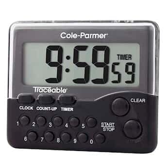 Traceable Jumbo Display Push-Button Digital Clock/Timer