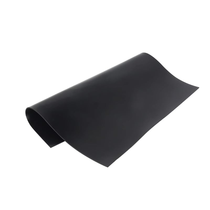 Schwarze Silikonkautschukplatte 20 x 20 Zoll – flexible Bastel- und Industriematte, 1 Stück(500x500x4mm)
