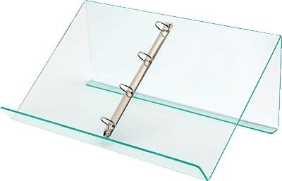 Deflecto 79067 Countertop Lectern with Ring Binder - Acrylic Sign Holder - Base Stand for Speech - Music Stand — image 1