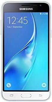 Samsung Galaxy J3 DUOS Smartphone (12,63 cm (5 Zoll) HD Super-AMOLED-Touchscreen, 8 GB, Android 5.1 Lollipop) weiß