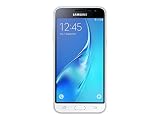 Samsung Galaxy J3 DUOS Smartphone (12,63 cm (5 Zoll) HD Super-AMOLED-Touchscreen, 8 GB, Android 5.1 Lollipop) weiß