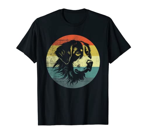 Retro Vintage Design Bernese Mountain Dog Camiseta