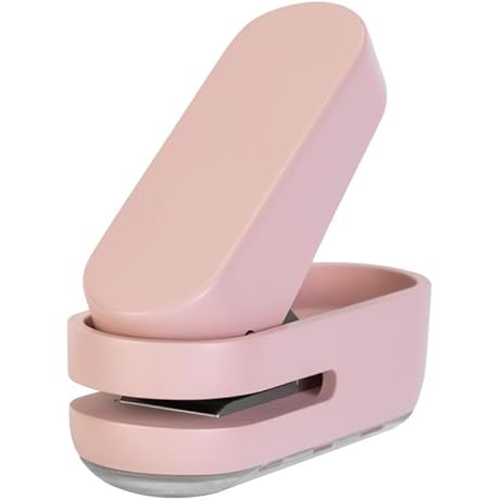Mini Cute Pink Hole Punch for Office and Students