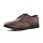 Hitmars Zapatos de Vestir Hombre Derby Oxford Zapatos de Cordones Zapatos de Traje Clásico Formales Casuales A Marrón EU 42