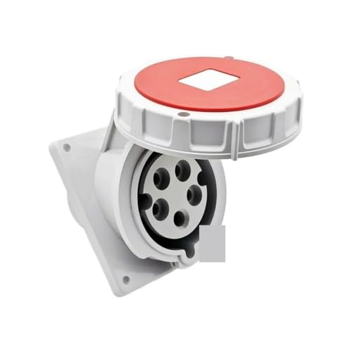 Toma industrial 32A original que garantiza una conexión eléctrica estable