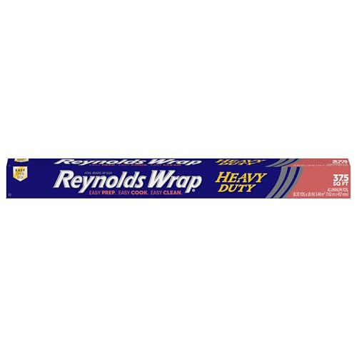 Reynolds Wrap Heavy Duty Aluminum Foil, Heavy Duty Foil Aluminum Roll, Thick Foil for Added...