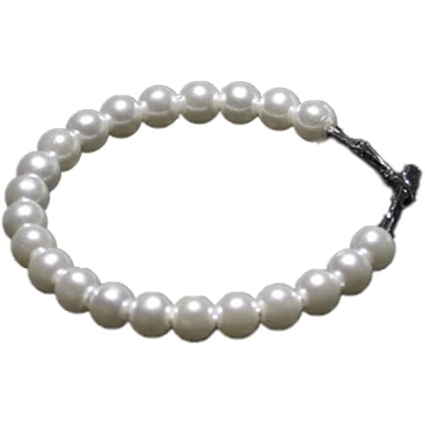 Metallic Imitation Pearl Hoop Earrings Cover