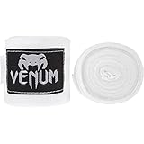 Venum Kontact Handbandagen für Boxen, 4,5 m, Weiß, 4.5m