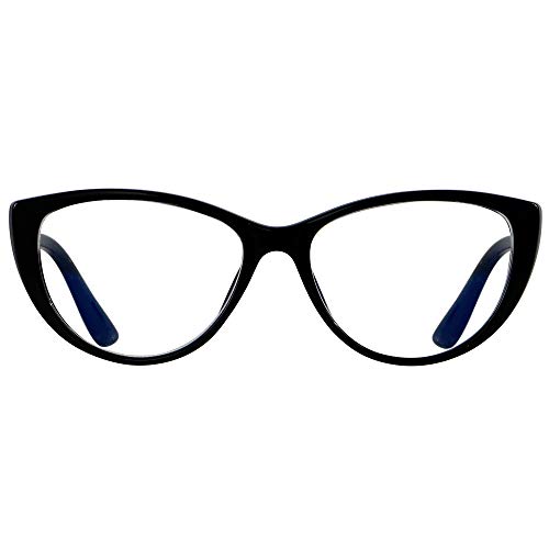ANDWOOD Blue Light Blocking Glasses Women Bluelight Blocker Computer Cateye Clear Cat Eye Eyeglasses Frame AR003