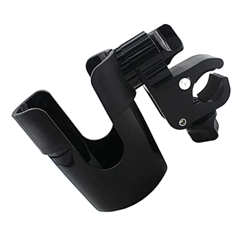 GARVALON Djustable Round Mouth Stroller Bottle Holder Bike Wheelchair Water Bottle Rack Easy Install for Handlebar