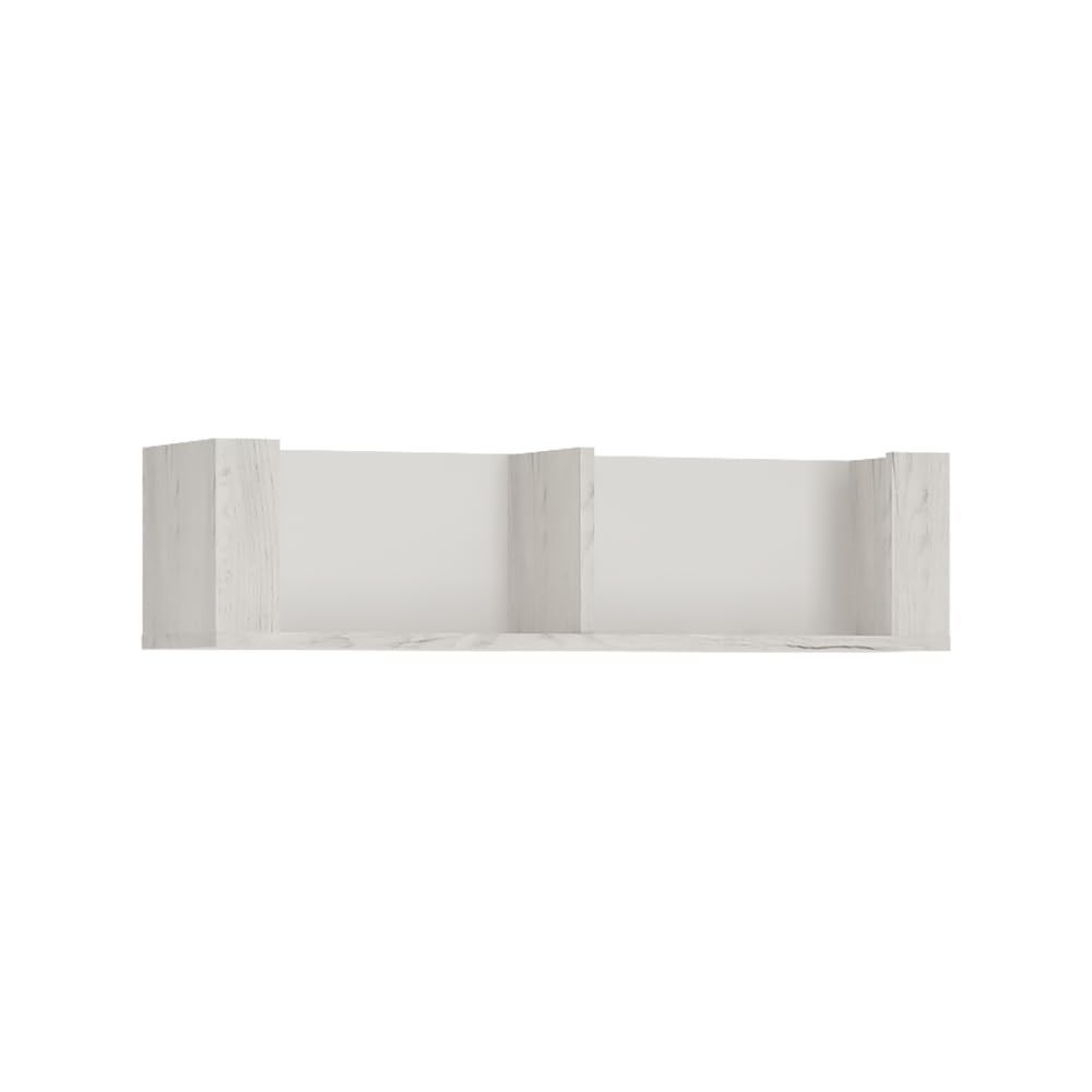 Lomadox Jugendzimmer Set 7-teilig mit Bett 90x200, Schreibtisch, Kleiderschrank, 2 Wandregale, Kommode, Nachttisch in Craft Eiche weiß Modern
