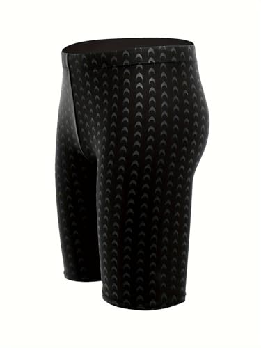 1pc Men's Swim Shorts Swim Trunks, Quick-Dry, High-Elasticity Polyester/Spandex - Breathable, Comfortable for Surfing