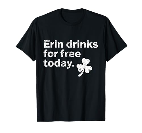 Erin Go Bragh St Patricks Day Funny Irish Drinking Bartender T-Shirt