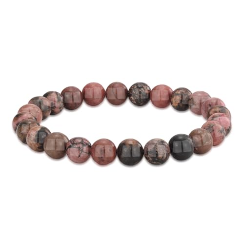 Crystal Vibe Rhodonite Crystal Bracelet for Promoting Self Love - ...