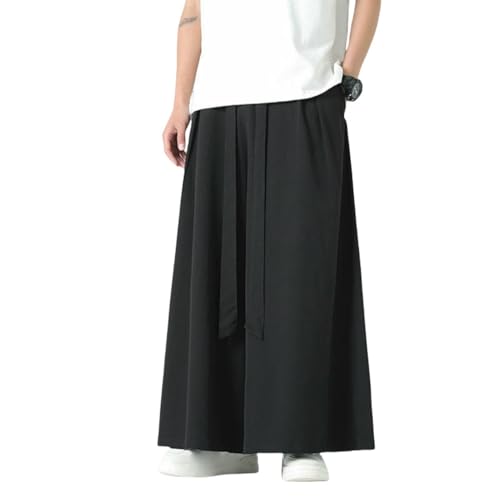 Pantalon évasé contre la chaleur en soie glacée homme coupe large