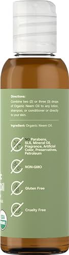 Coera CL30551 Neem Oil | 4 Fl Oz | Certified Organic | Moisturizing Oil For Face thumb #1