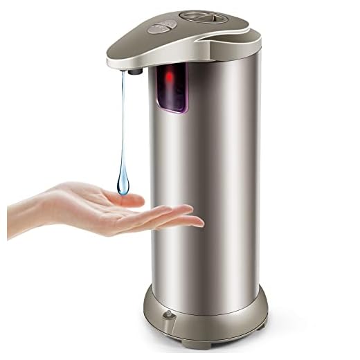 Automatic Soap Dispenser, 8.45oz/250ml Touchless Hand Free Soap Dispenser with 3 Adjustable Levels Control, Equipped with Infrared Motion Sensor Smart for Bathroom Kitchen School Hotel
