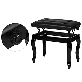 Alvinlite Tabouret De Piano, Tabouret De Piano De Levage De Coussin en Cuir PU Réglable Convient pour La Bande De L’école À La Maison - Les Beatles, Paul McCartney, John Lennon, RIngo Starr, George Harrison Alvinlite Tabouret De Piano, Tabouret De Piano De Levage De Coussin en Cuir PU Réglable Convient pour La Bande De L'école À La Maison – Image 4