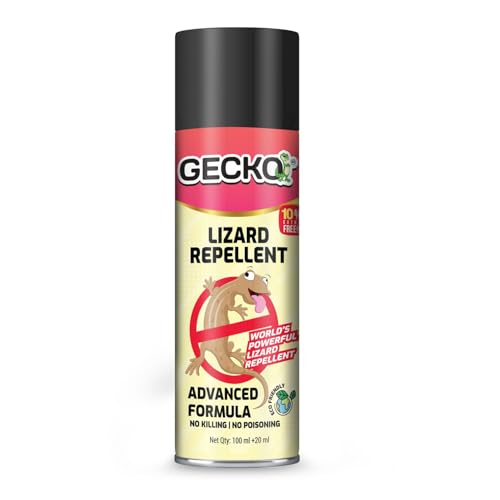 India's First Aerosol-Based Herbal Lizard Repellent Spray | Odourless, Eco-Friendly & Safe for Home Use | Long-Lasting 15-Day Protection | Gentle Plant-Based Formula | 120ml | FORMULATION 10X