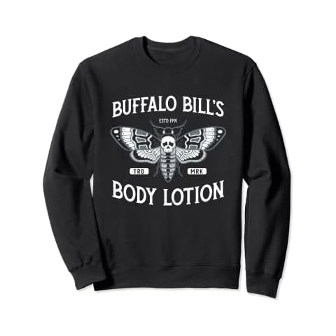 Goth Lotion - Deaths Head Moth - Vintage Distressed Horror Sweatshirt Cover