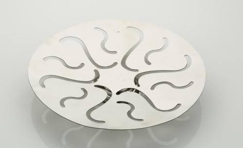 Image of Stainless Steel Chapati Basket Roti Holder for Dining Table Bread Naan Paratha Serving Plate Rust-Resistant Durable Kitchen & Dinnerware Serveware for Home and Restaurant (9 Inch Round)