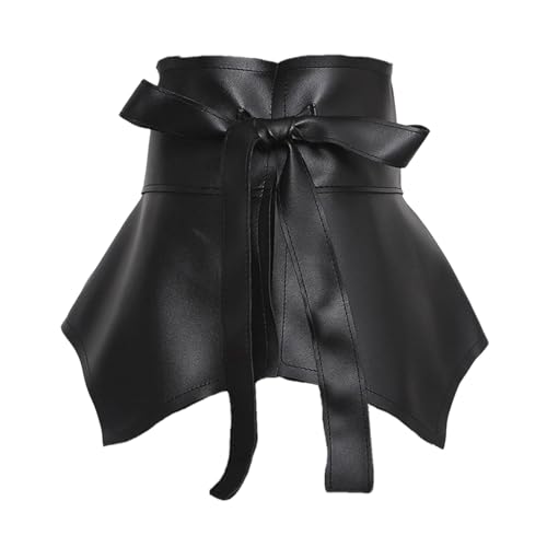 Peplum Waist Cincher Elegant Chain for Dress Elastic Ruffle Waistband Trendy Underbust Waist Chain Wide Belt