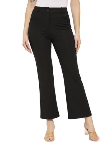 Vogaan Women’s High-Waist Straight-Leg Office Wear Pants