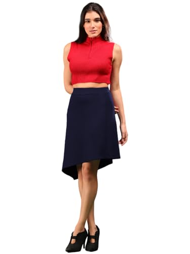 Image of KOTTY Women's Solid and Printed Skirts - A-Line || Pencil || Midi || Maxi || Knee-Length || Flared || Asymmetric Styles for Chic and Comfortable Fashion