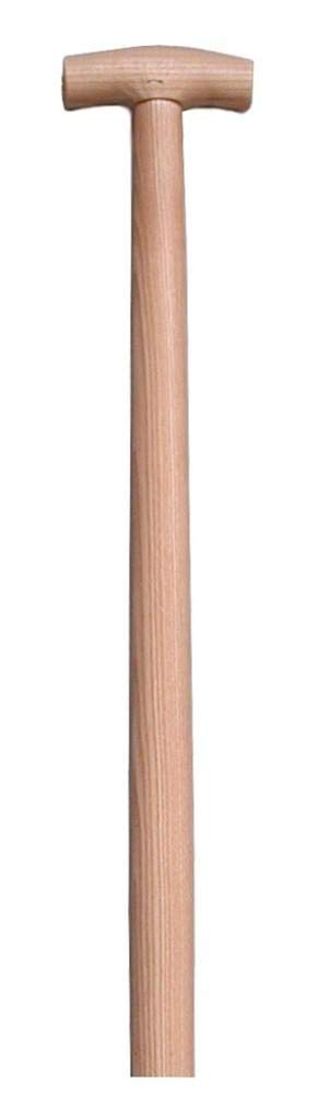 IDEAL Idealspaten T-Stiel Esche Brennstempel – für ECCO-Spaten, 77,5 cm