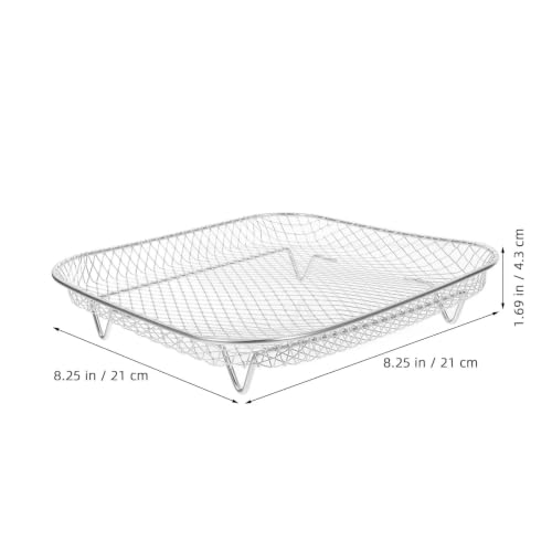 Friteuse à air acier inoxydable support carré pour déshydratation et cuisson - 4