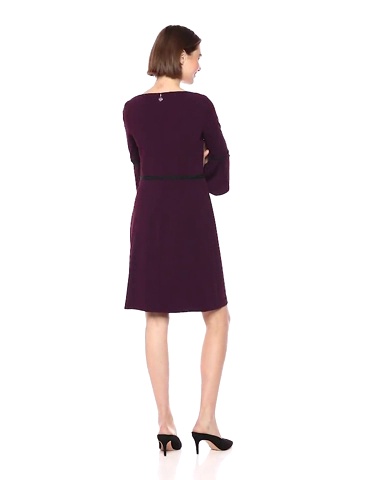 Tommy Hilfiger Scuba Crepe Bell Sleeve Dress - Image 4