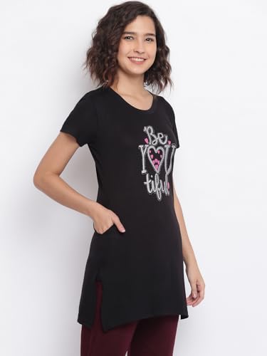 Image of Duchess Regular Fit Women Stylish Long Top | Tshirt for Women