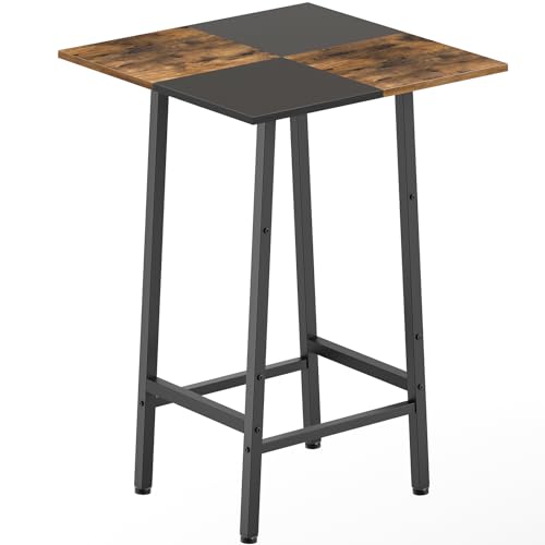 YATINEY Bar Table, Kitchen Dining Table, Bar Counter Height Table, Pub Color Matching Breakfast...