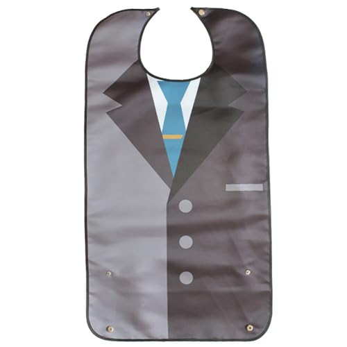 Adult Bibs for Meal, Elderly Eating Bibs for Dining Clothing Protector, Reusable Washable Elderly Men Seniors Eating During, Type 4