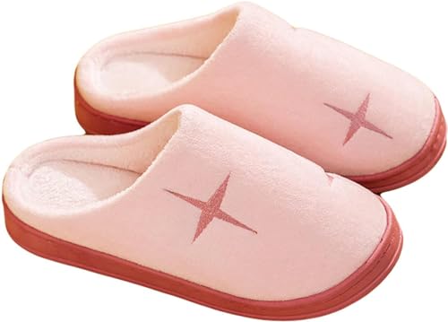 Women's Bedroom Slippers Memory Foam Embroidery Home Shoes Wool Lining Cute Winter2
