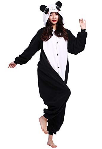 Pijama Animal Entero Unisex para Adultos con Capucha Cosplay Pyjamas Ropa de Dormir Traje de Disfraz para Festival de Carnaval Halloween Navidad
