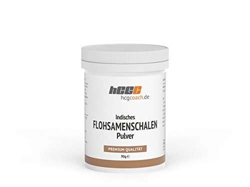 hCGC® Indisches Flohsamenschalen Pulver (90g) | Optimal für die 21 Tage Stoffwechselkur | Vegan | Prebiotisch Cover