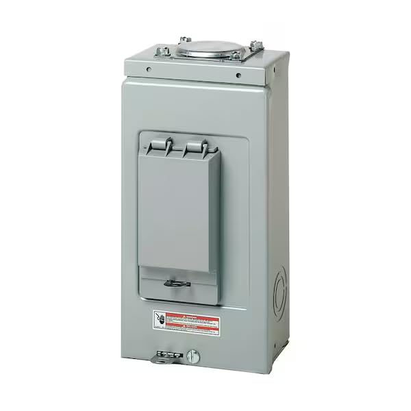 Load Center, 2 Spaces, 70A, 120/240V AC, Main Lug, 1 Phase, Mfr: BR24L70RP-A