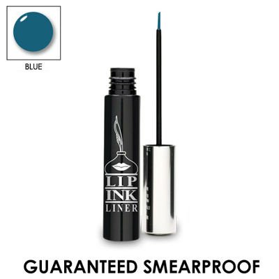 LIP INK 100% Smearproof Waterproof Natural Liquid Eyeliner - Blue