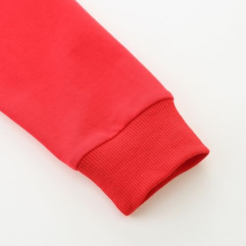 Toddler Boys Girls Christmas Sweatshirts Reindeer Crewneck Fleece Pullover Top Xmas Long Sleeve Winter Clothes 2-7T 5