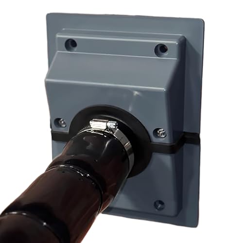 HVAC Wanddurchführung Und Leitungsabdeckung, Klimaanlage Kupferrohr Isolierabdeckung, Schutzummantelung für Installateure Handwerker Techniker...