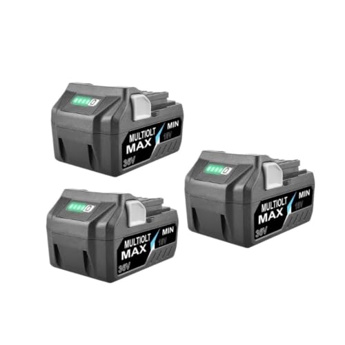6.8Ah 18V/36V �f���A���{���g�o�b�e���[�A�Ή�Metabo HPT BSL36A18 BSL36B18 �c�[�� | ��e�� 18V/36V ���`�E���d���A�ߏ[�d�ی�A�������[���ʂȂ��A�v�������̊ȒP���t���B(3 PCS)