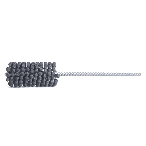 Garhgi 1-1/4" (31.8mm) Cylinder Hone Tool Brush, 120 Grit Silicon Carbide Abrasive Nylon Balls, for Small Engine Inner Diameter Cleaning Rust Removing Deburring Polishing