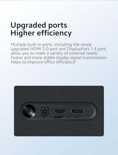Image of XIAOMI A27i 27 inch Monitor, 100Hz high Refresh Rate, IPS Hard Screen, 7.5mm Ultra-Slim Body, 1080p FHD Resolution, ∆Е<2 Factory Color Calibration for Each Screen, DP 1.4 Supported and Easy mounting