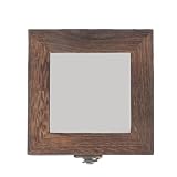 VILLCASE Scatola in Legno e Acrilico per Esposizione Farfalle Chiusura a Coperchio, Custodia Vintage per Collezione e Protezione da Polvere, per Gioielli e Piccoli Oggetti da Collezione