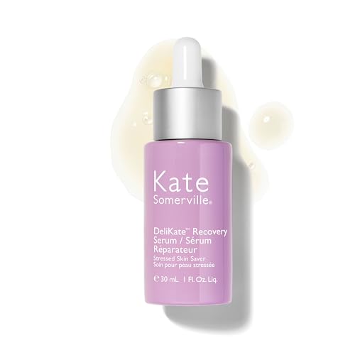 Image of Kate Somerville DeliKate Recovery Serum, 1 Fl Oz | Clinically Formulated Hydrating Treatment, Irritation and Redness Relief for Stressed or Sensitive Skin